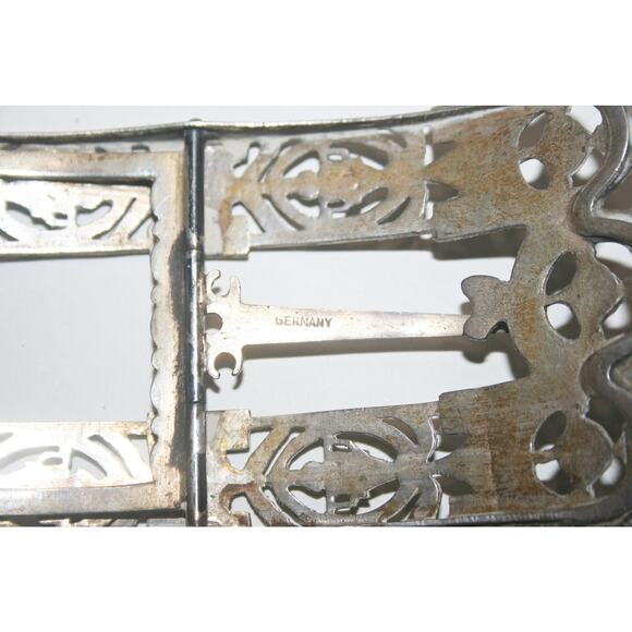 Antique German Hanau Silver Buckle